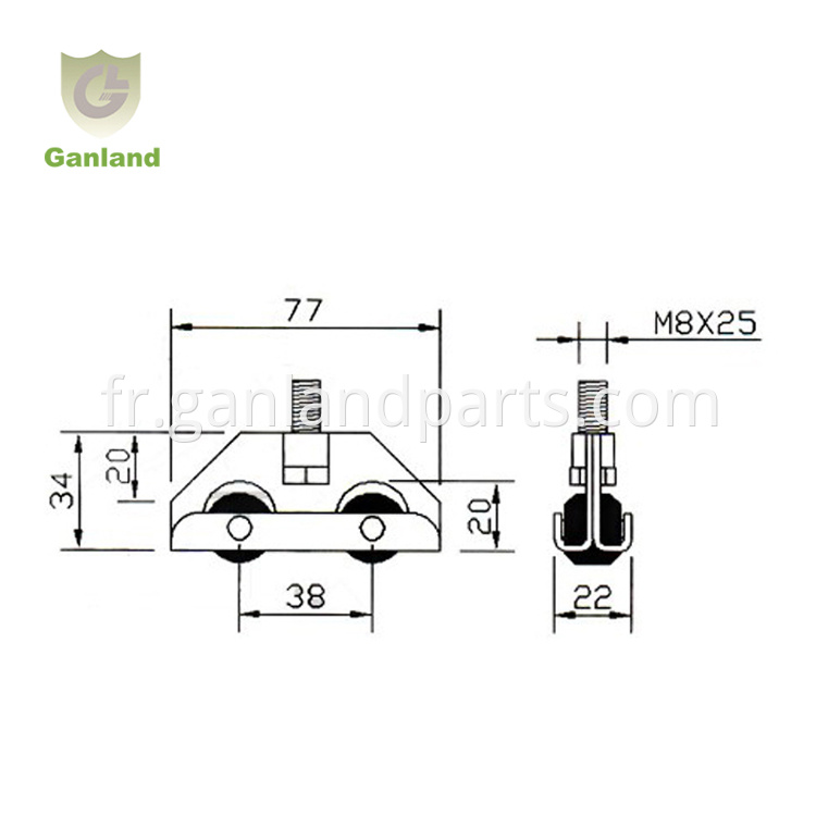 Sliding Rail Pulley